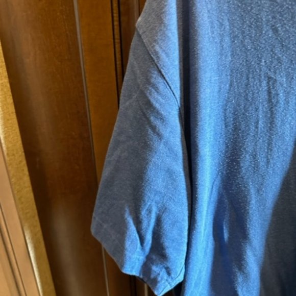 Men's XL Loose Fit Carhartt Blue Short Sleeve T-Shirt - Picture 3 of 5